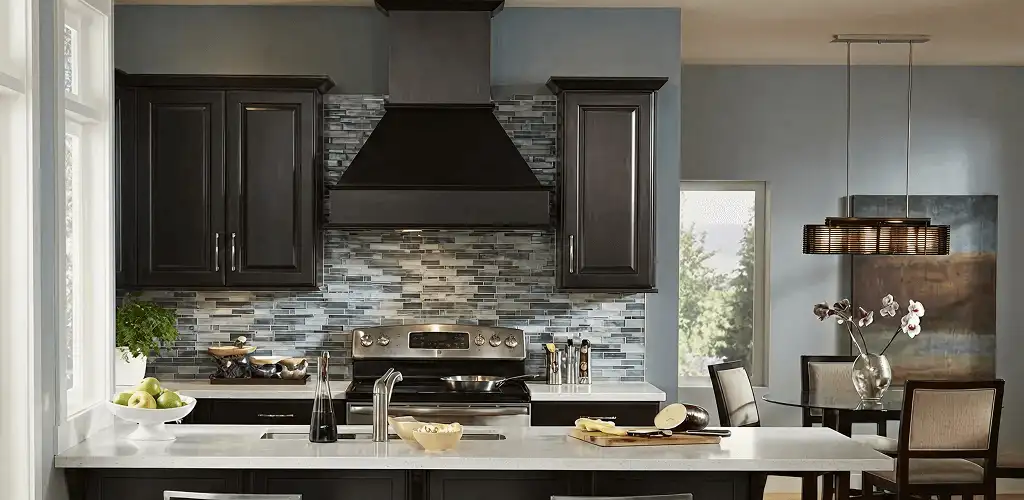 Kitchen cabinet painting and refinishing in a modern kitchen in Saint Louis, MO